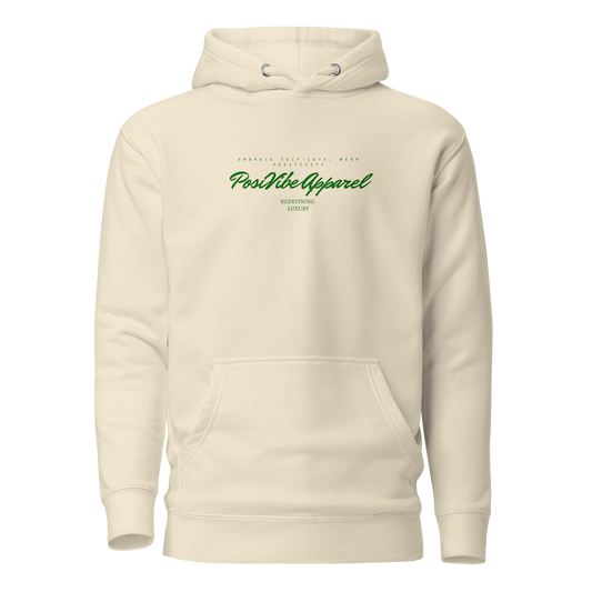 PosiVibe Redefining Luxury- Premium Hoodie (Emerald Green)