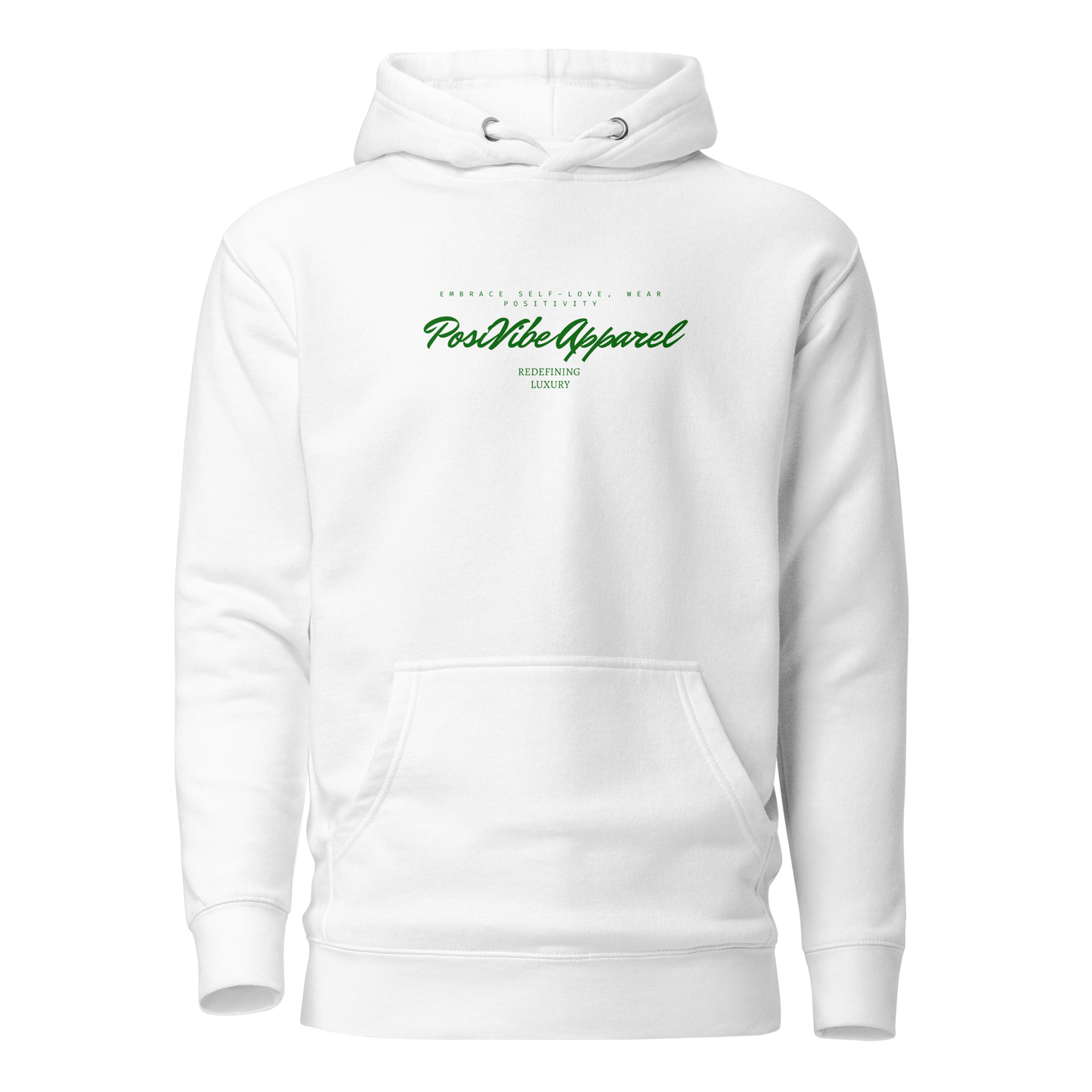 PosiVibe Redefining Luxury- Premium Hoodie (Emerald Green)